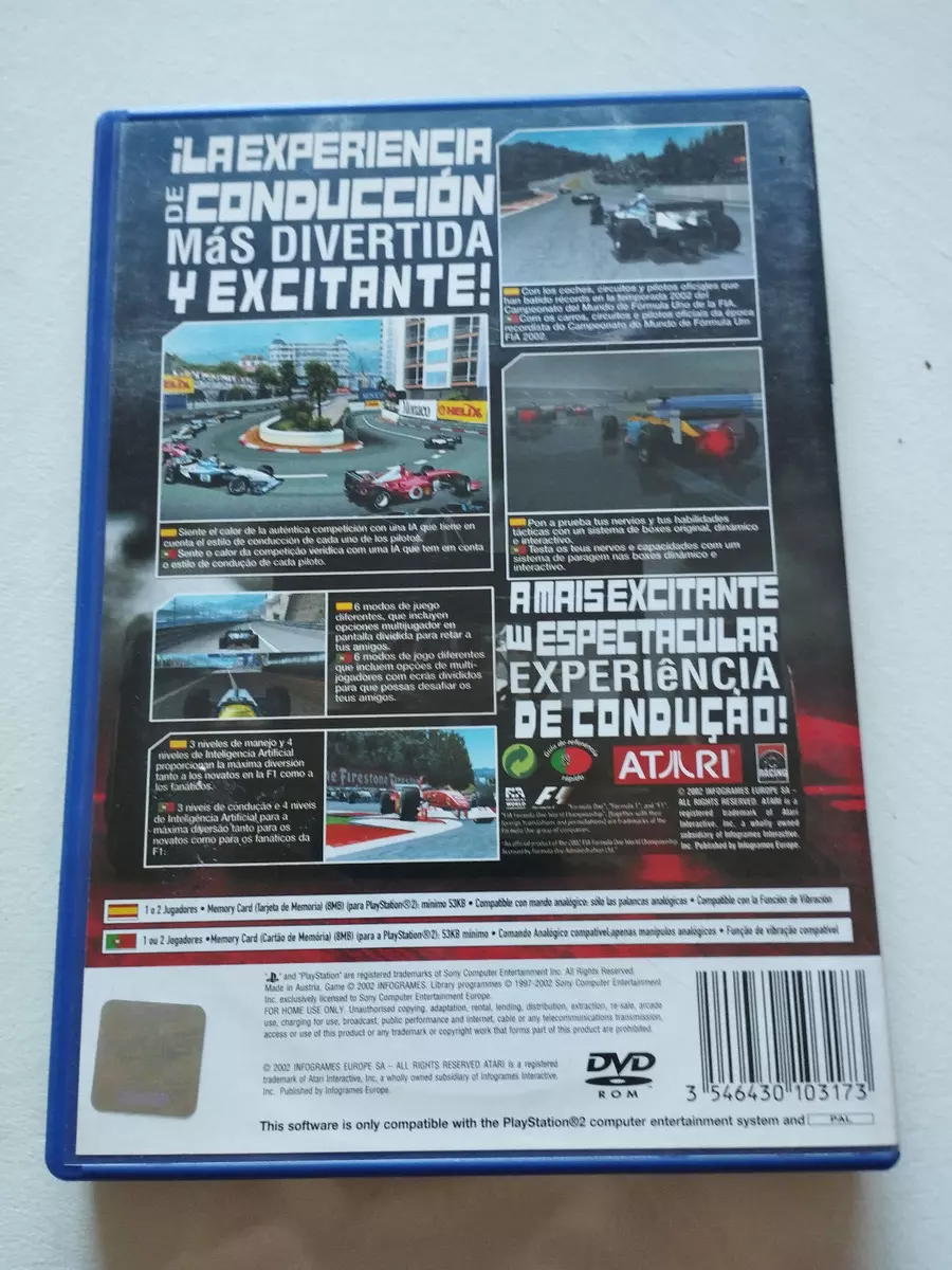 Grand Prix Challenge Atari F1 - PLAYSTATION 2 juego para Ps2 Spanish Am