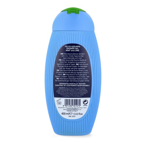 PAGLIERI Felce Azzurra Minze und Limette Duschgel 12x 400ml - vorratspackung - Bild 4 von 6