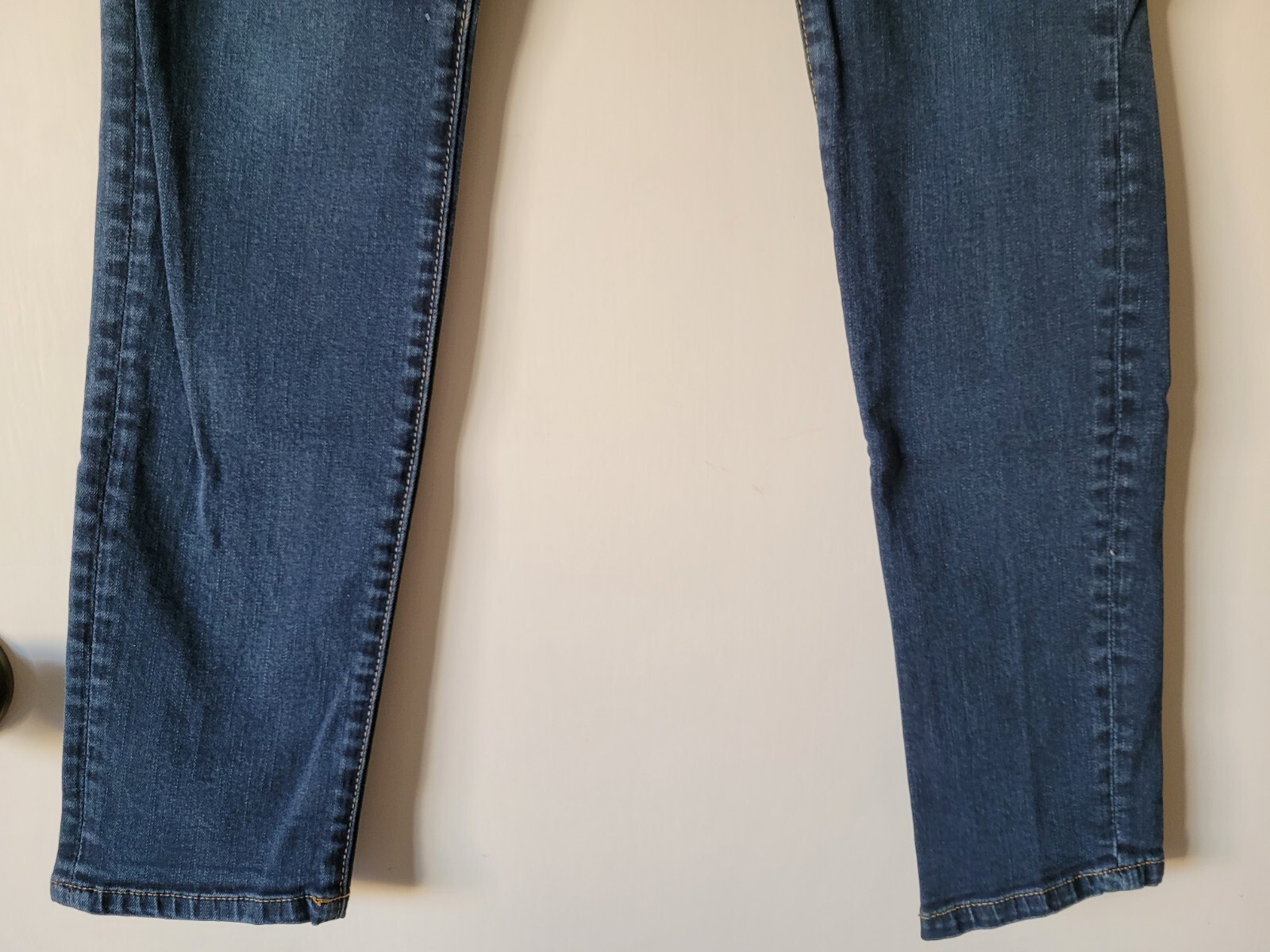 CAbi Basic Classic Solid Skinny Denim Blue Jeans … - image 3