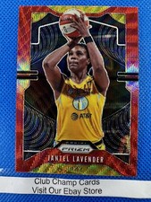 2020 #86 Jantel Lavender Panini Prizm WNBA Basketball Red Wave Prizm Sky