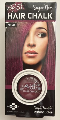 SPLAT Hair Chalk Sugar Plum Instant Color Washable  $7.60 Free Shipping