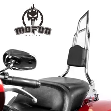 Mofun 28" Backrest Sissy Bar For Harley Touring Street Glide Road King 2009-2025