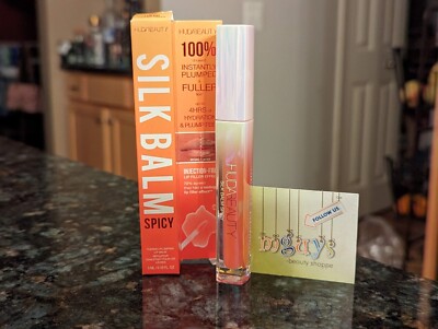 HUDA BEAUTY Silk Balm SPICY Thermo Plumping Lip Balm - FUEGO 3 ml / 0.10 oz BNIB