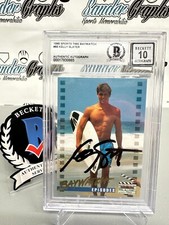 KELLY SLATER SIGNED AUTOGRAPHED 1995 #66 BAYWATCH ON CARD BECKETT BGS SLABBED 10