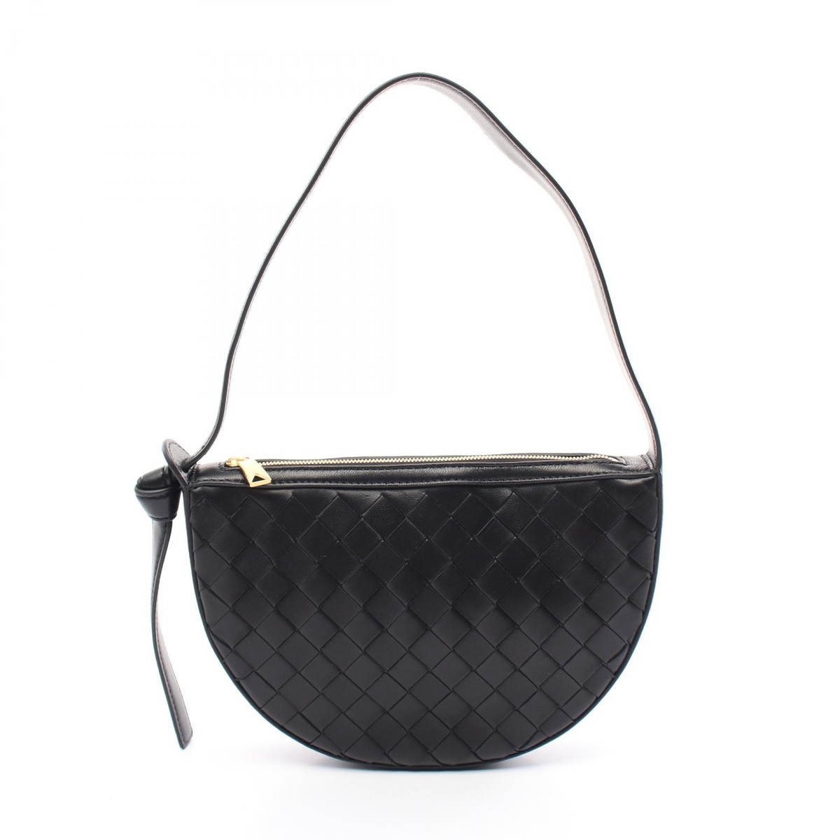 BOTTEGA VENETA Mini Sunrise Intrecciato Shoulder Bag