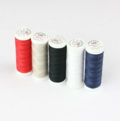Ackermann universal Nähgarn 5x 200m 120 Poly in allen Farben (0,48 EUR/100 m)