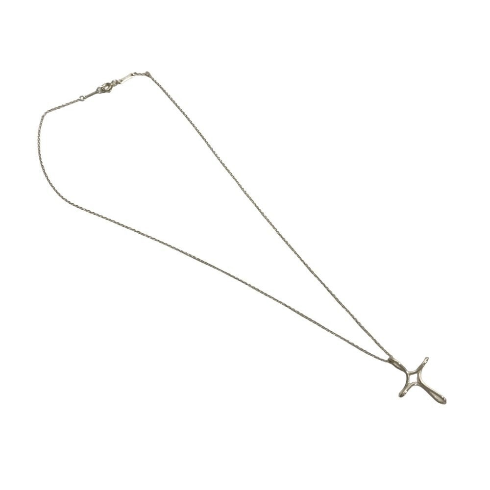 TIFFANY & Co. Infinity Cross Necklace Silver 925 No Box | eBay