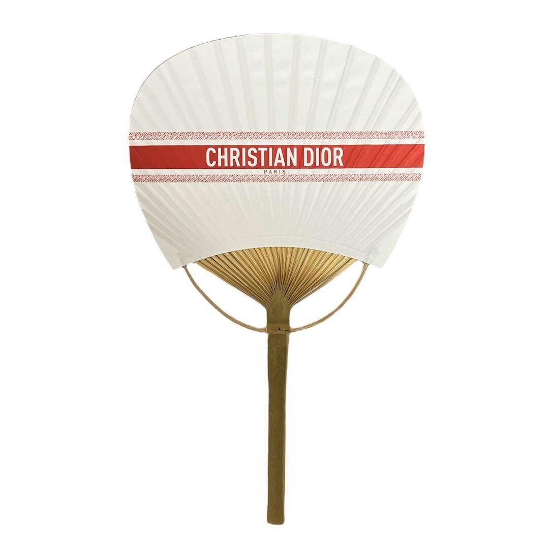 Christian Dior Summer 2024 Summer Limited Clutch Pouch & Fan Red