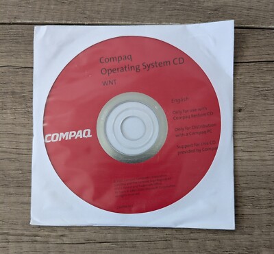 Compaq Betriebssystem CD Microsoft Windows WNT NEUINSTALLATION