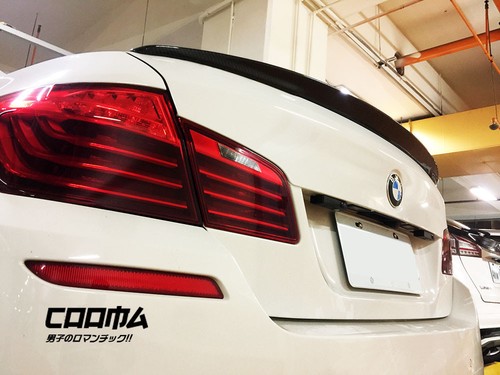 For BMW F10 Carbon Fiber P Type Trunk Spoiler 520i 528i 550i Sedan 11-16 - Picture 3 of 10