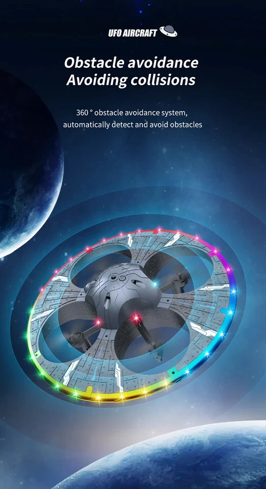 Ninja Dragon S8 UFO RC Drone Better Performance Upgraded Multiple Sensors Steady - Image 2 of 4