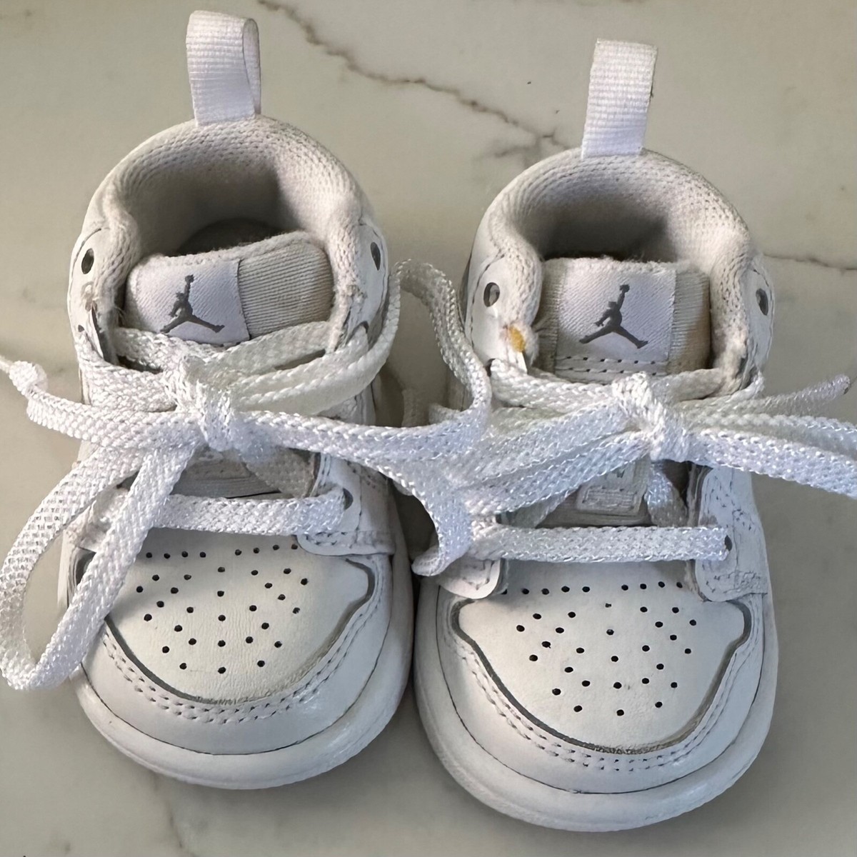 Nike Air Jordan Toddler White Sneaker Size