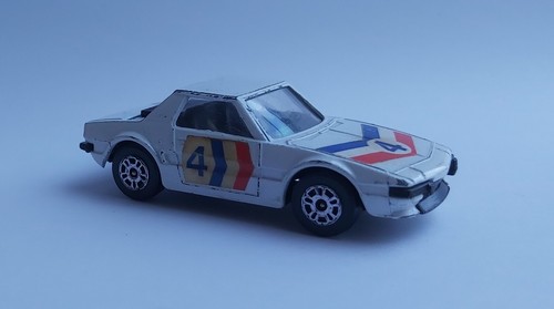 Vintage Corgi Juniors Fiat X1/9 White #4 Model Made In GT Britain