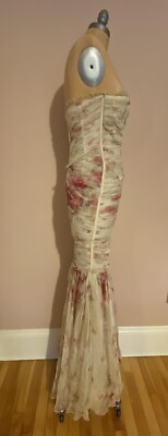 Vintage Dolce & Gabbana floral silk gown IT40 | eBay