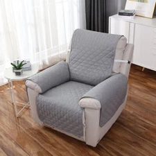 QuiltedKid Pet Recliner Chair Sofa Cover Slipcover Armchair Mat w/Elastic Strap
