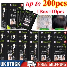Dexe Black Hair Dye Shampoo 5 minutes Instant Hair Blackening Natural Herbal Dye
