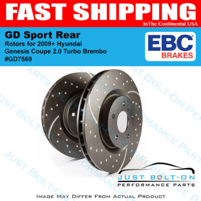 EBC Premium Front Rotors (340x28mm) | 09+ Hyundai Genesis Coupe 2.0 Turbo Brembo main image 1