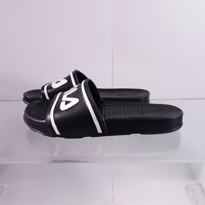 Fila SLEEK SLIDE LT Black Slip-On Athletic Sandals Fila Sleek LT Kids main image 4