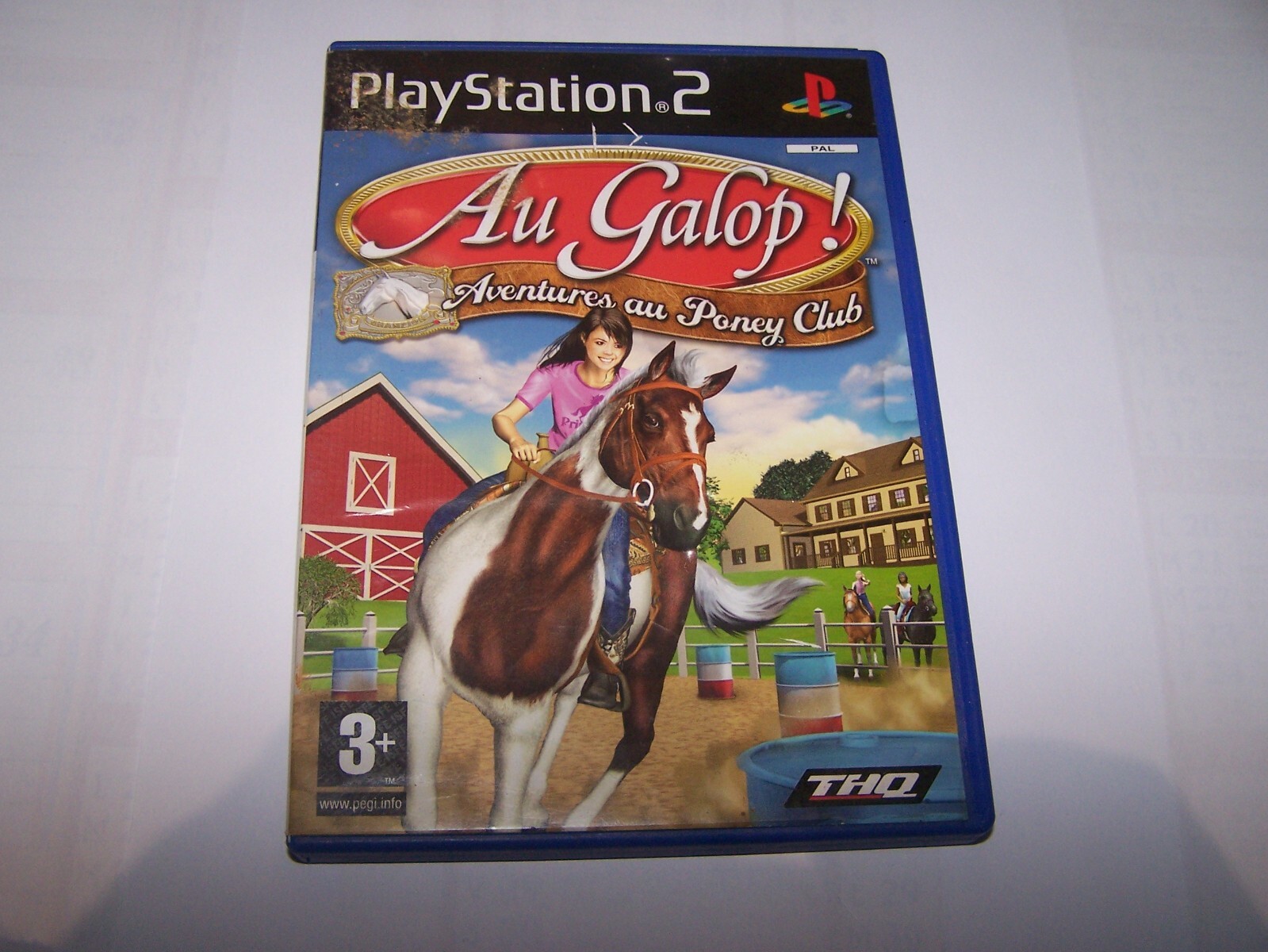 AU GALOP AVENTURES AU PONEY CLUB  -  PS2 - VF - BOITE CD  LIVRET