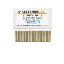 1" FINISH NAILS 16GA 304SS 1,000ct | SSB16-1