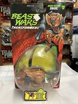 Transformers Beast Wars Snarl Vintage Hasbro 1996 open bubble MOC COMPLETE