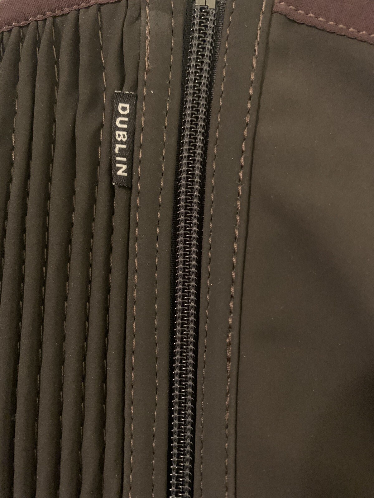 Dublin Adult Easy Care HALF CHAPS Large Brown New