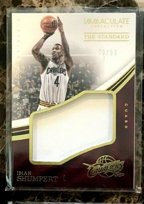 Iman Shumpert 2016-17 PANINI IMMACULATE COLLECTION PATCH#70/99!Cavaliers G  STAR