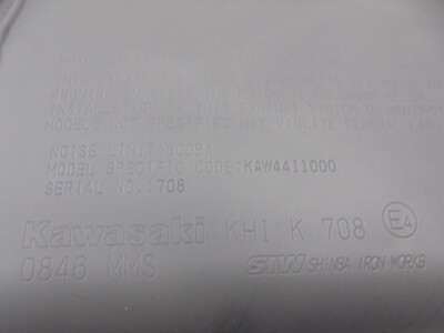 nozominnn♡ Kawasaki Ninja H2 SX/SX HE 2022-2025 Genuine Exhaust