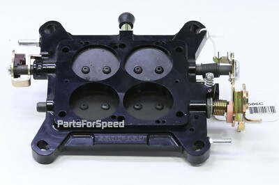 AED 6506C Billet Carburetor Base Plate Holley 4150 Double Pumper 850 950 1000