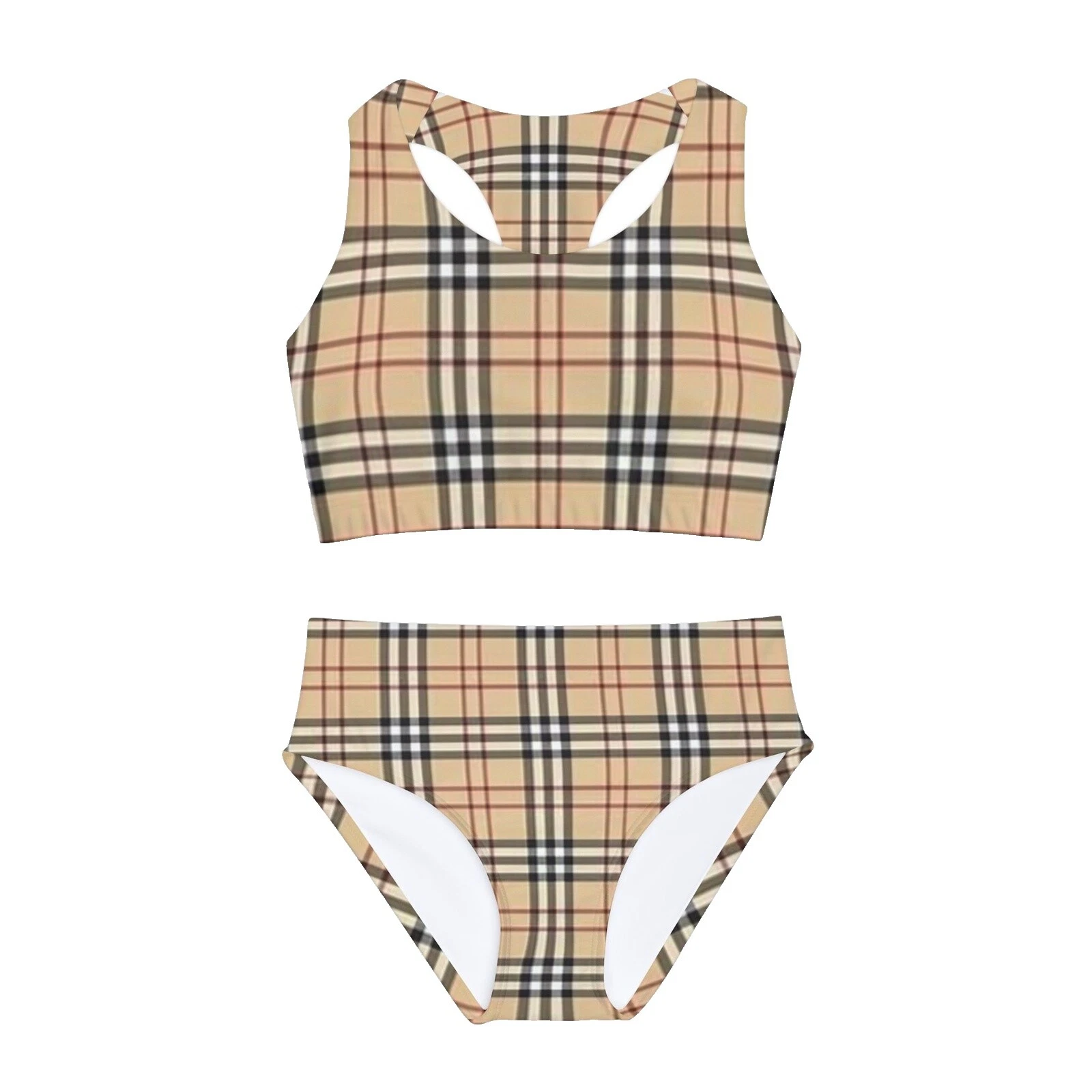 Cotton Check Swimwear for Women