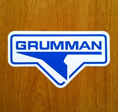 TWO 2 GRUMMAN 6'' X 3.5'' VINYL DECAL STICKER CANOE BOAT AIRPLANE & FREE USA FLAG