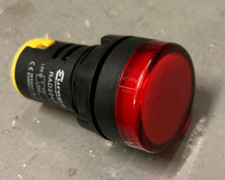 Europa Components RAD224P 22mm LED Pilot Light Red 230V AC IP65