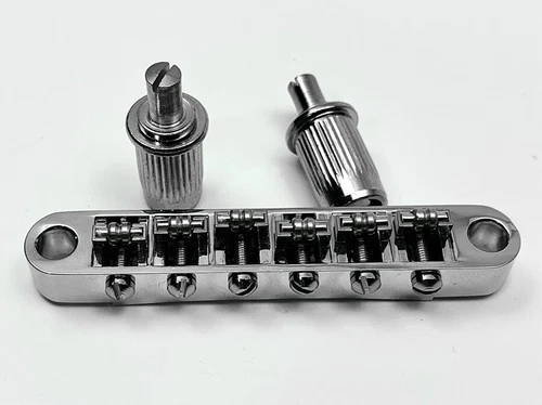 Roller Saddle Tune-O-Matic Bridge for Import Epiphone Gibson LP SG, ES, Dot