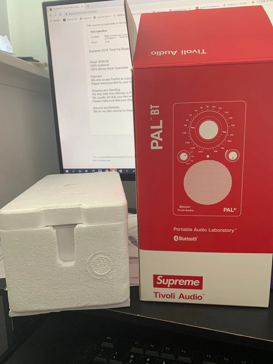 Supreme® / Tivoli® PAL BT Bluetooth Speaker Radio AM FM