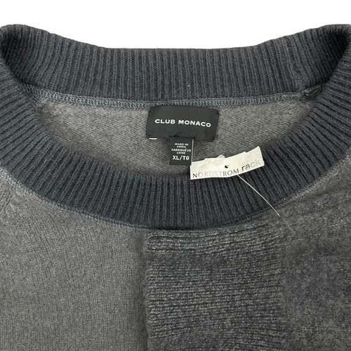 NEW Club Monaco Garment Dye Crew Neck Pullover Sweater Chandails Men Size XL - Picture 8 of 8