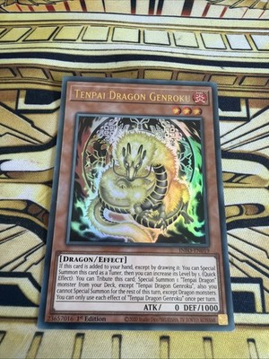 Yugioh Tenpai Drachen Genroku Ultra Rare INFO-EN019