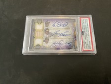 2024 Topps Triple Threads Triple Relic/Auto /36 Stewart/Conseco/Eckersley