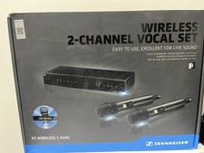 Sennheiser XSW 1-825 DUAL-A Wireless Mic System w/ 2x/ Mic