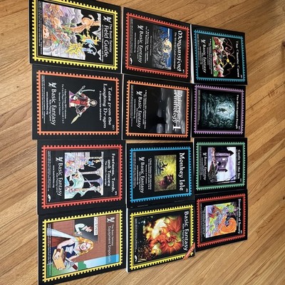 Basic Fantasy Role Playing Lot 12 Books Adventures, Rules And More!!