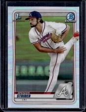 Spencer Strider 2020 Bowman Draft Chrome #BD-20 Refractor A