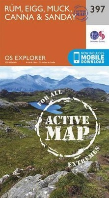 Rum, Eigg, Muck, Canna and Sanday (Map) OS Explorer Active Map