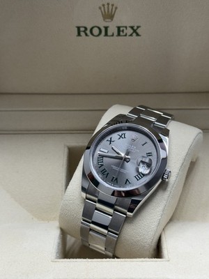Rolex Datejust 41mm Wimbledon FULL SET BOX AND PAPERS 126300