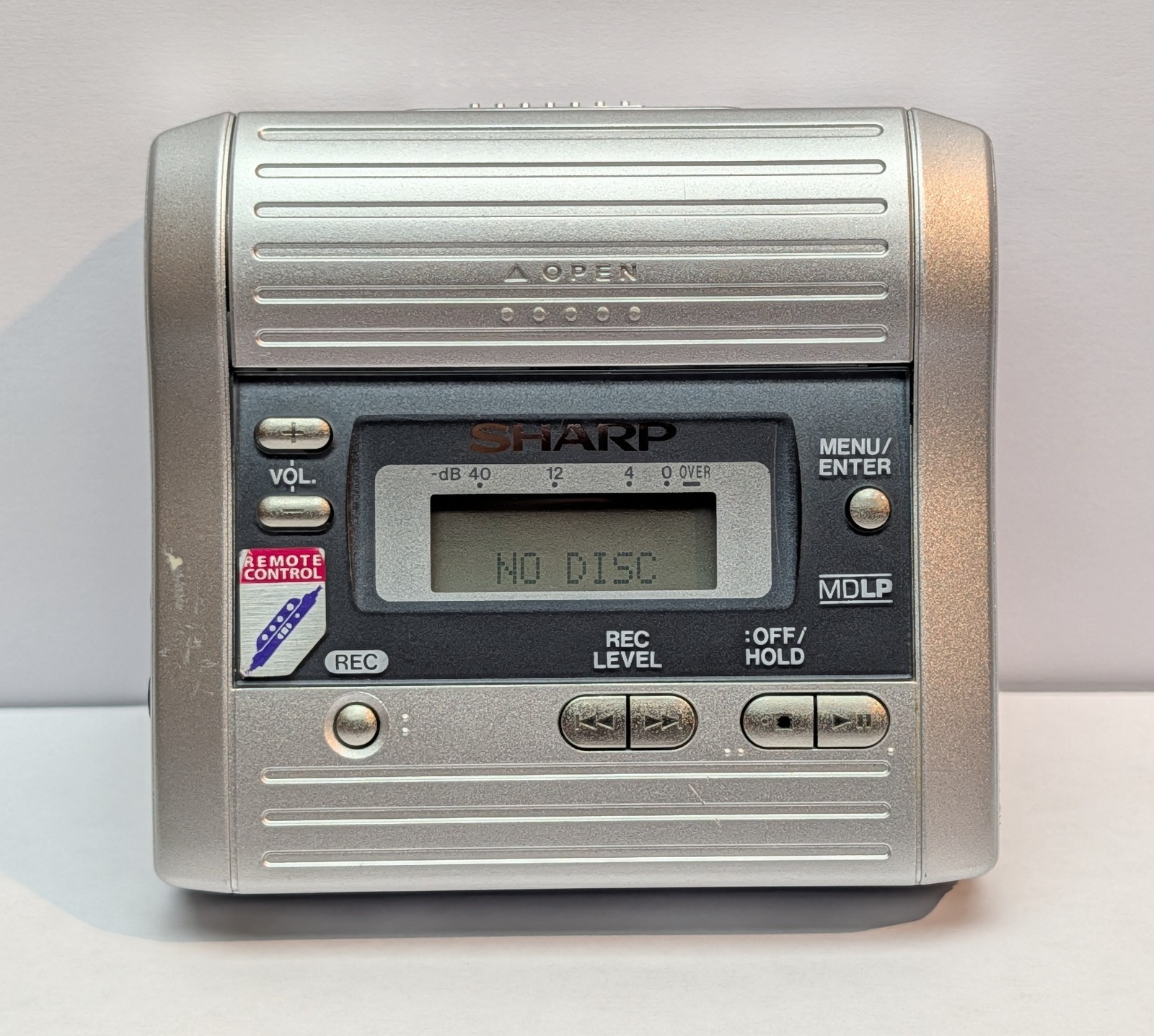 Sharp MD-MT280E (S) Portable Mini Disc Player