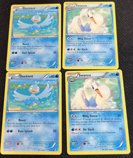 Ducklett 26/98 Swanna 27/98 Rare Emerging Powers Pokemon Card Non-Holo 4