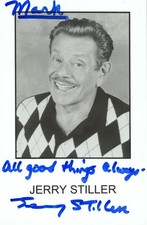 JERRY STILLER - AUTOGRAPHED INSCRIBED PHOTOGRAPH