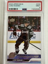 2023-24 Upper Deck Series 1 - Young Guns Luke Hughes #248 (RC)