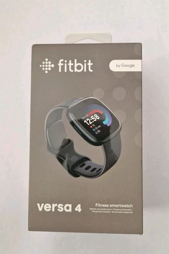 Fitbit Versa 4 Activity Tracker - Black/Graphite - Picture 1 of 3