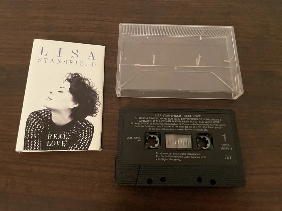 Lisa Stansfield Real Love Cassette Tape, 1991 Arista Records. - Image 4 of 4