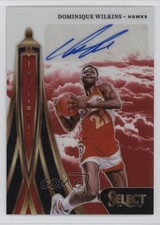 2024-25 Select In Flight Signatures Red Prizm 84/99 Dominique Wilkins HOF 1jb0