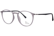 Jaguar 36808 6500 Eyeglasses Men's Grey/Black Full Rim Round Shape 51mm